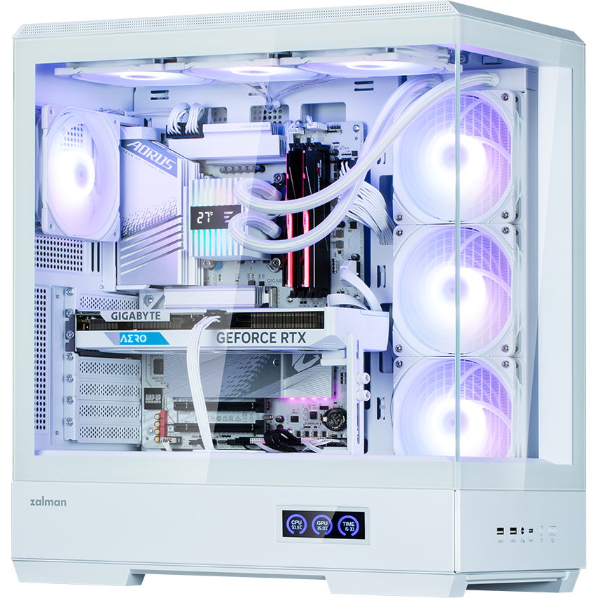 Gehäuse Zalman P50 DS White - Foto 14