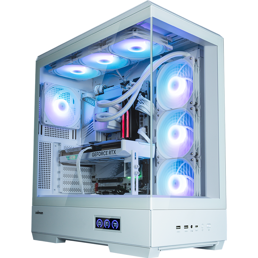 Gehäuse Zalman P50 DS White - Foto 15