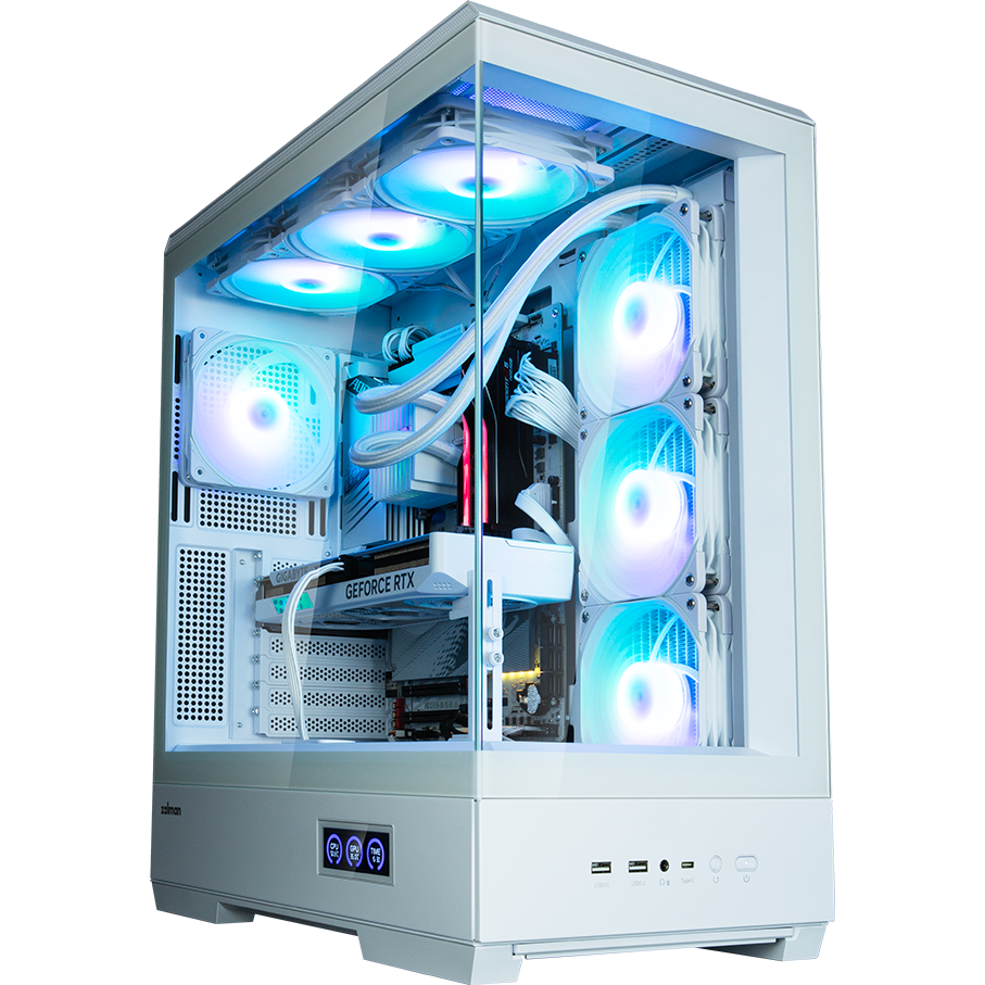 Gehäuse Zalman P50 DS White - Foto 17