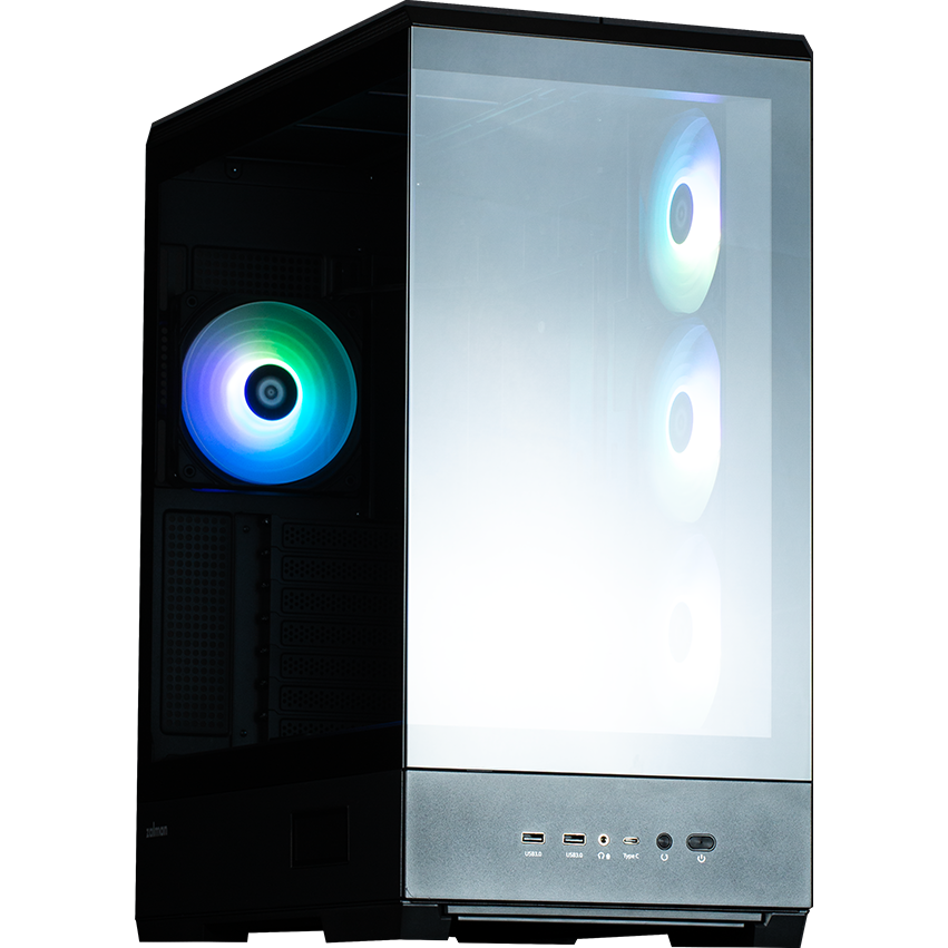 Gehäuse Zalman P50 DS Black - Foto 4