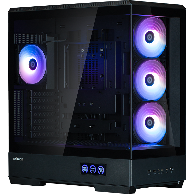 Gehäuse Zalman P50 DS Black - Foto 6
