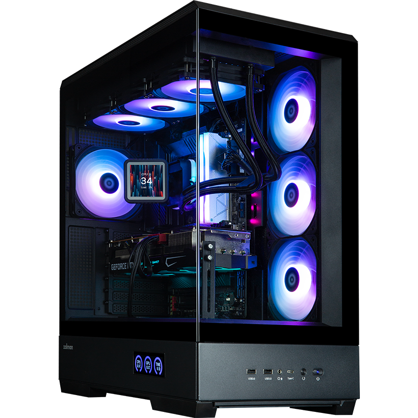 Gehäuse Zalman P50 DS Black - Foto 18