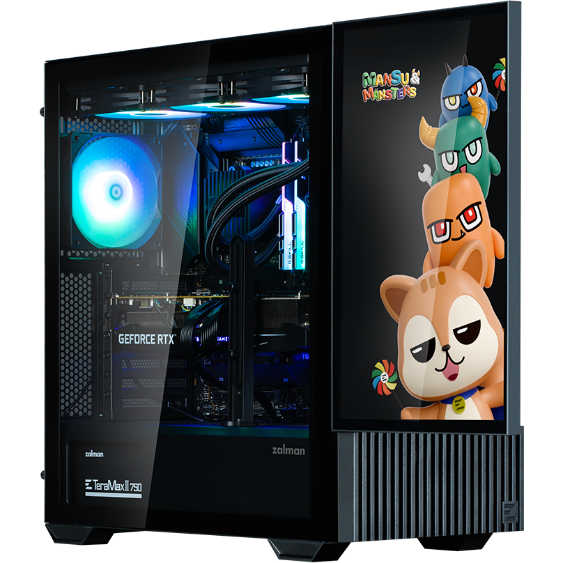 Gehäuse Zalman Z10 DS Black - Foto 4