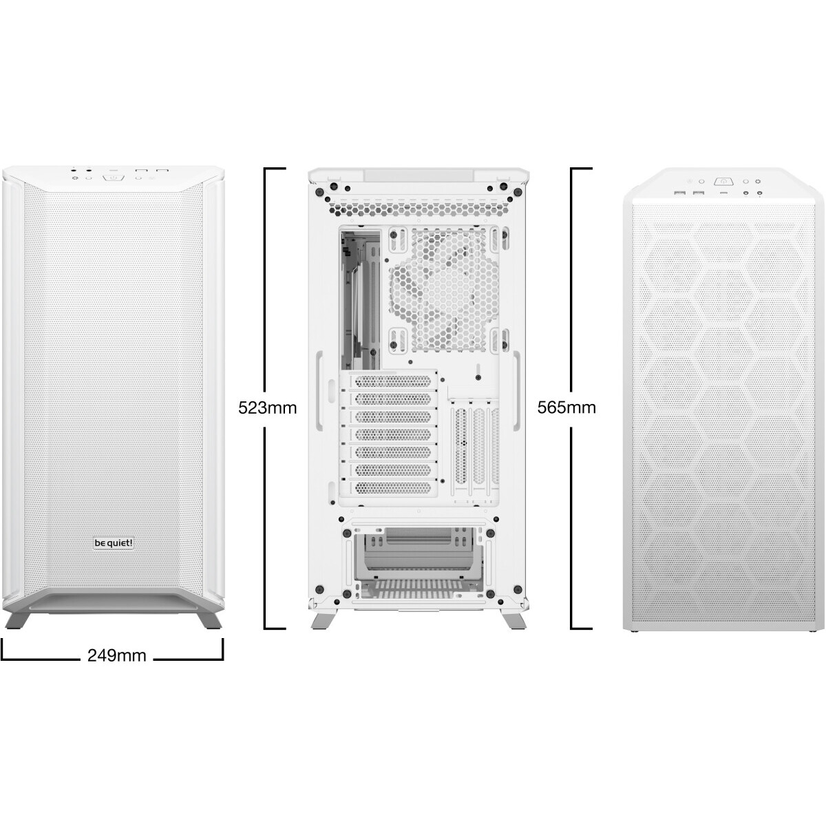Gehäuse Be Quiet Dark Base 701 White - BGW59 - Foto 8