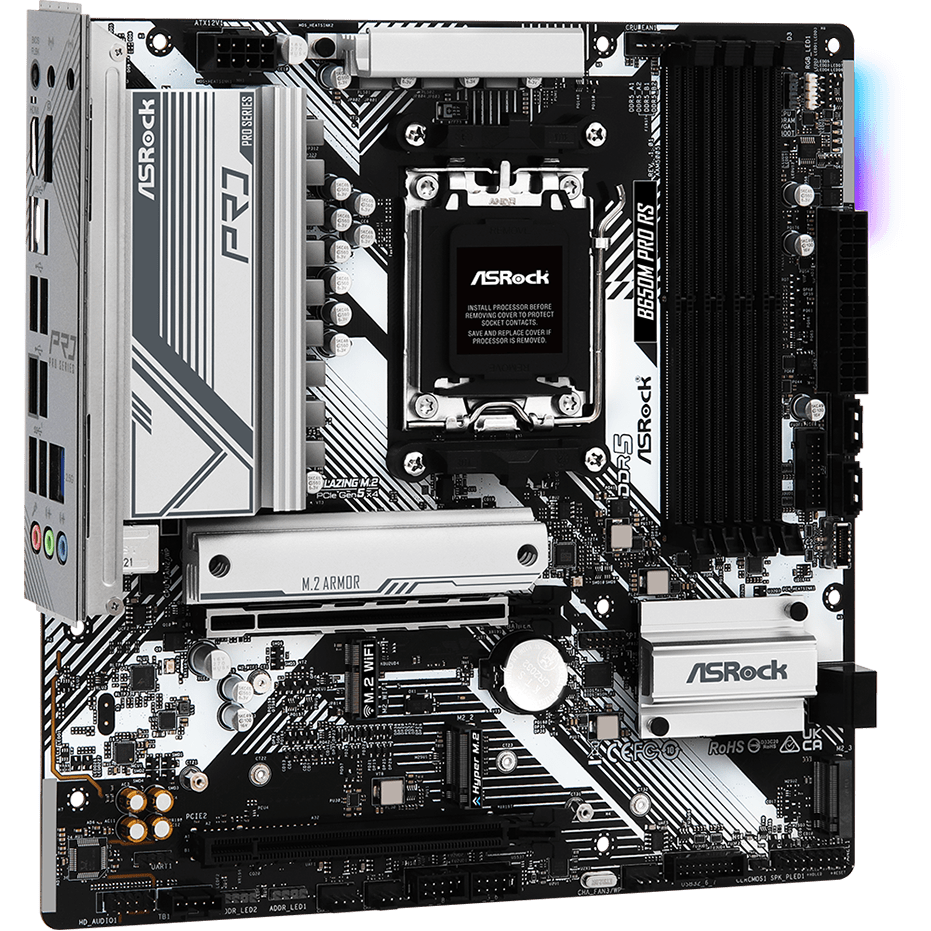 Mainboard ASRock B650M PRO RS - Foto 3