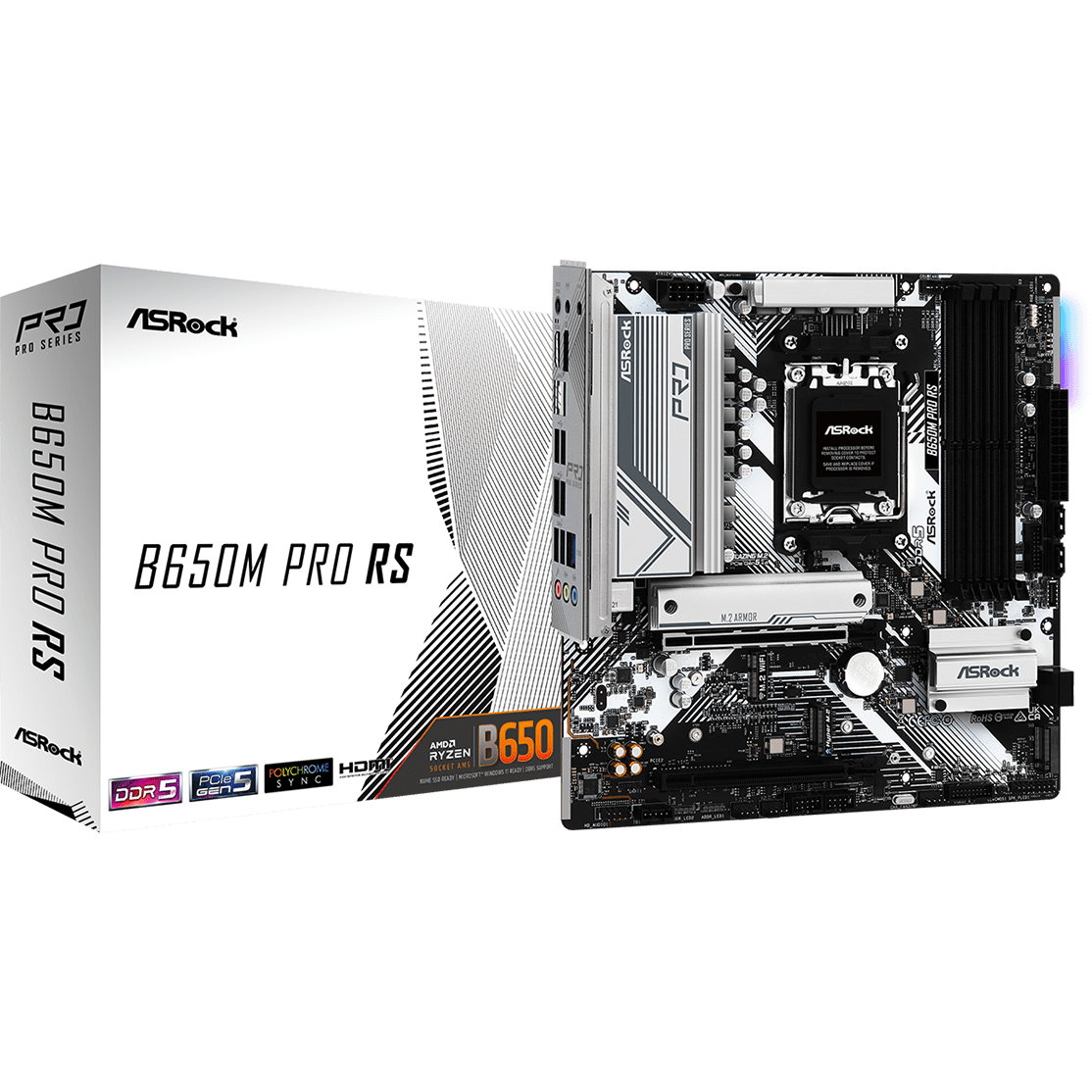 Mainboard ASRock B650M PRO RS - Foto 5