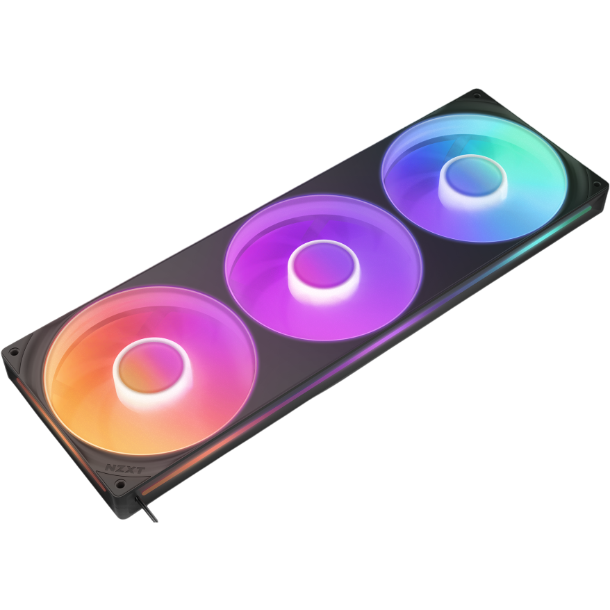 Gehäuselüfter NZXT F420 RGB Core Black - RF-U42HF-B1 - Foto 2