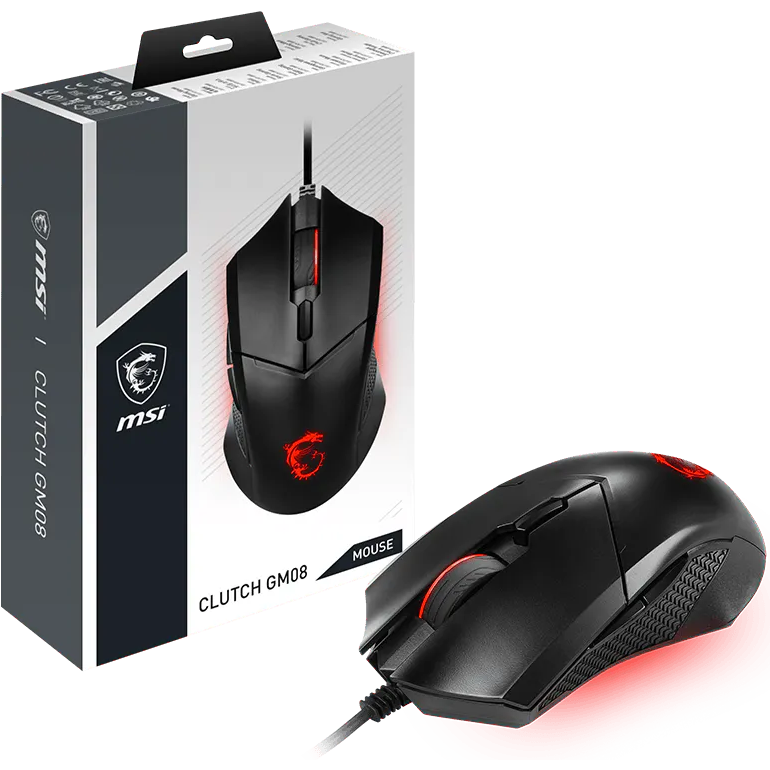Souris MSI Clutch GM08 Black - S12-0401800-CLA	 - photo 5