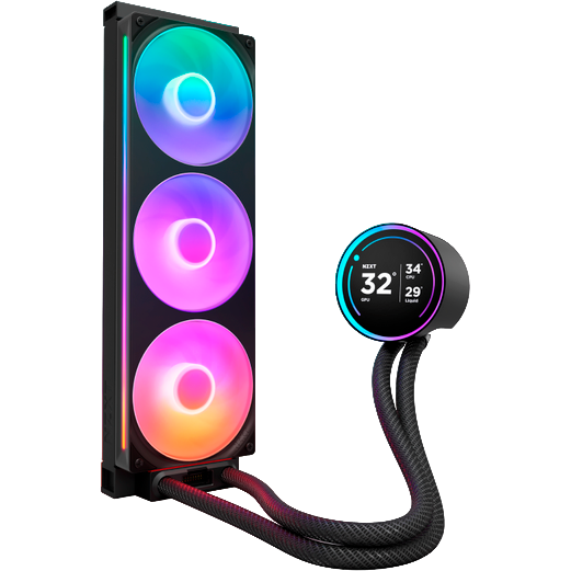Kühlsystem für Flüssigkeitskühlung NZXT Kraken Elite 360 RGB Black (RL-KR36E-B2) - Foto 2