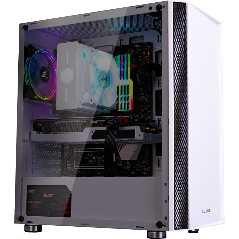 Datoru korpuss Zalman R2 White - R2 WHITE - foto 2