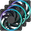 Gehäuselüfter Fractal Design Momentum 14 RGB Black (3-Pack) - FD-F-MR1-1403