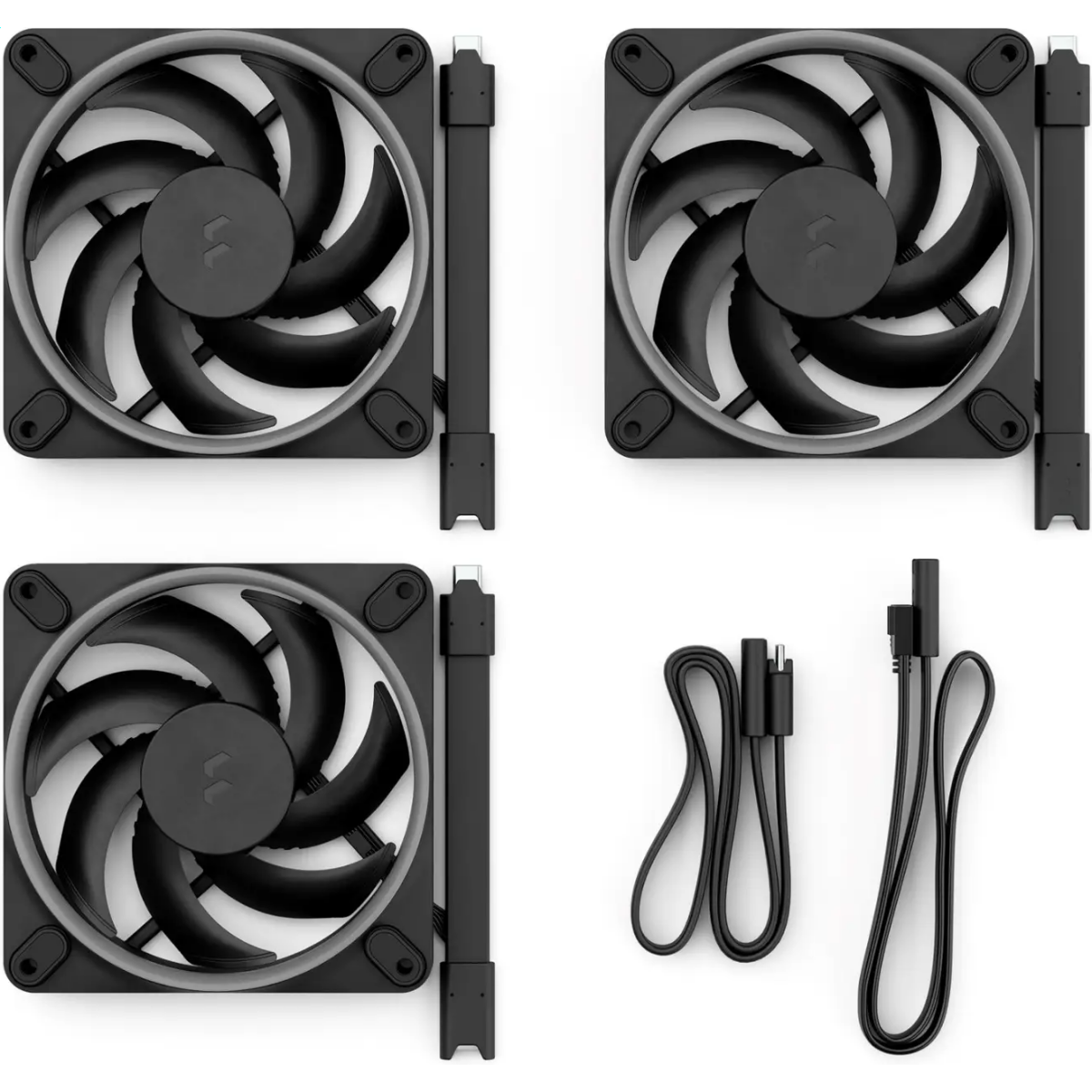Gehäuselüfter Fractal Design Momentum 14 RGB Black (3-Pack) - FD-F-MR1-1403 - Foto 7