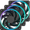 Gehäuselüfter Fractal Design Momentum 12 RGB Black (3-Pack) - FD-F-MR1-1203 - Foto 6