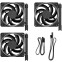 Gehäuselüfter Fractal Design Momentum 12 RGB Black (3-Pack) - FD-F-MR1-1203 - Foto 7