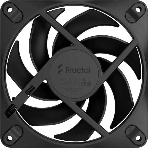 Gehäuselüfter Fractal Design Dynamic 3 – 12 Black - FD-F-DY3-1201 - Foto 2