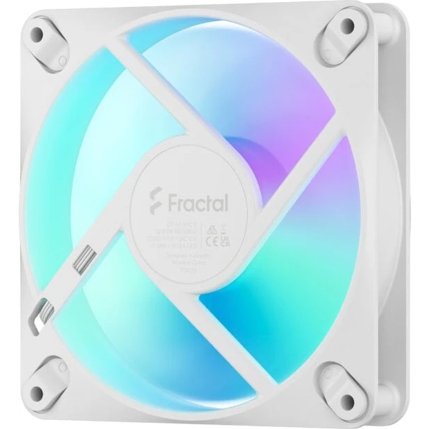 Gehäuselüfter Fractal Design Dynamic 3 – 12 Reverse RGB White - FD-F-DR3-1205 - Foto 4
