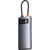 Dockingstation Baseus Metal Gleam Series 4-in-1 Type-C Grey (WKWG070113)