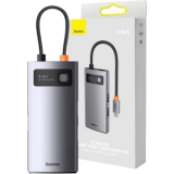 Dockingstation Baseus Metal Gleam Series 4-in-1 Type-C Grey (WKWG070113)