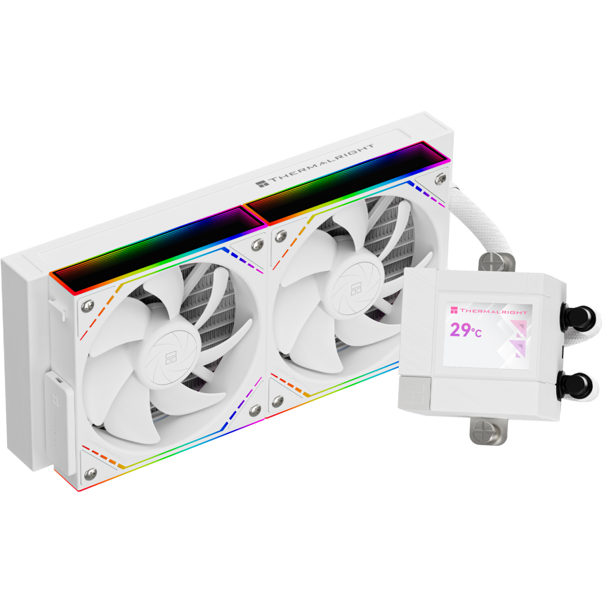Kühlsystem für Flüssigkeitskühlung Thermalright Core Matrix 240 Vision ARGB White - TRCM240VAW