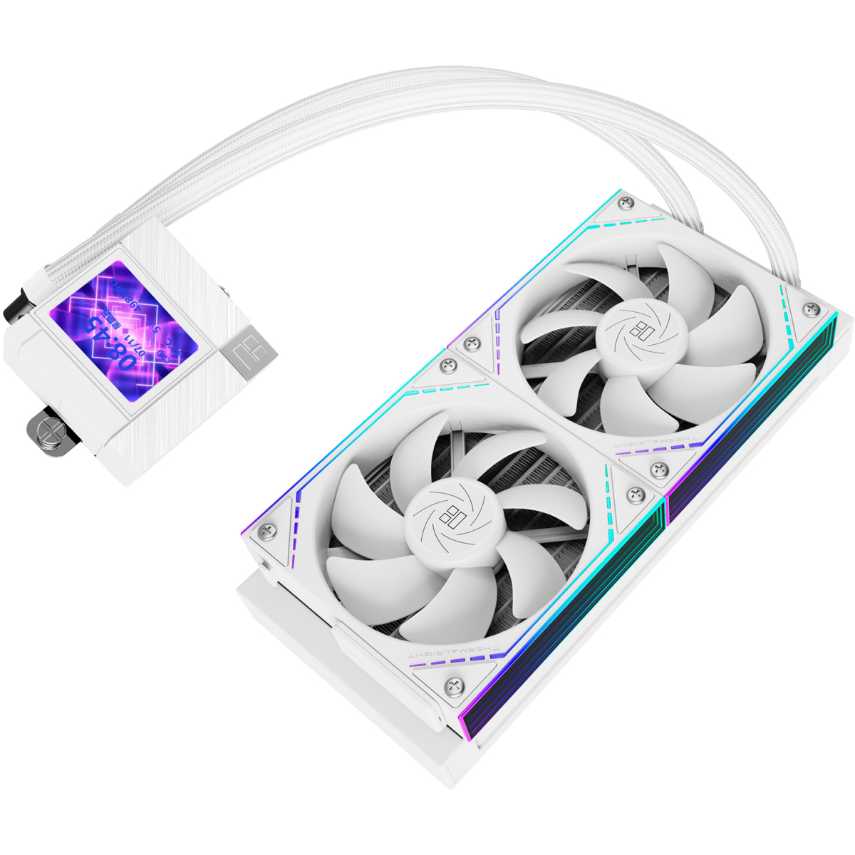 Kühlsystem für Flüssigkeitskühlung Thermalright Core Matrix 240 Vision ARGB White - TRCM240VAW - Foto 5