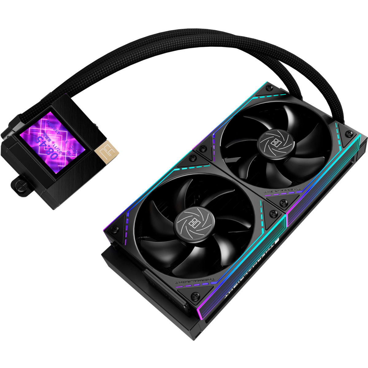 Kühlsystem mit Flüssigkeitskühlung Thermalright Core Matrix 240 Vision ARGB Black - C-MATRIX-VIS-240-BL - Foto 5