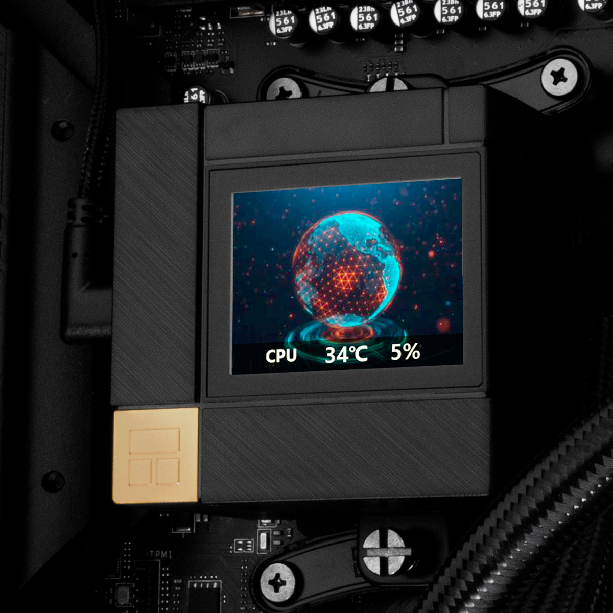 Kühlsystem mit Flüssigkeitskühlung Thermalright Core Matrix 240 Vision ARGB Black - C-MATRIX-VIS-240-BL - Foto 8