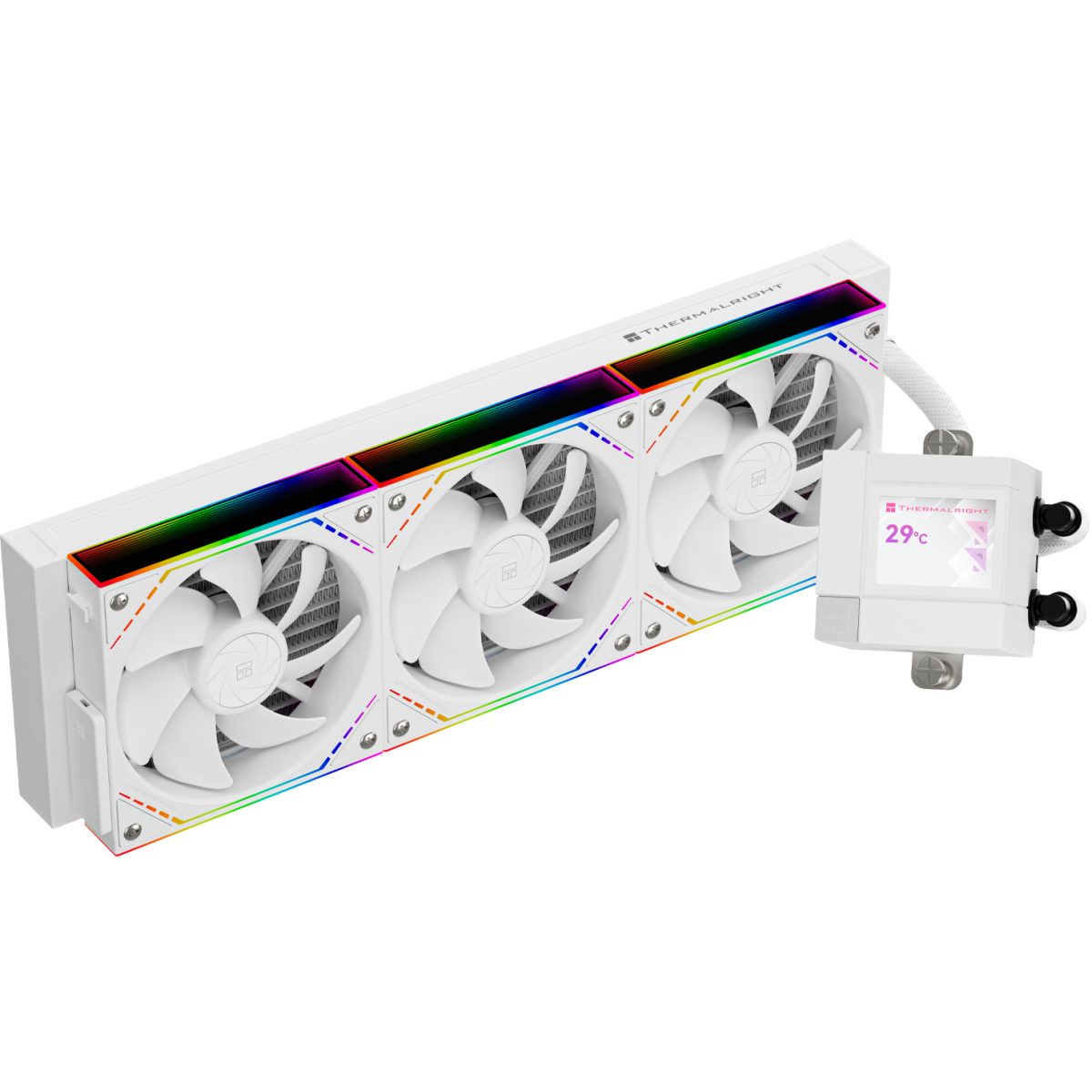 Kühlsystem mit Flüssigkeitskühlung Thermalright Core Matrix 360 Vision ARGB White - TRCM360VAW
