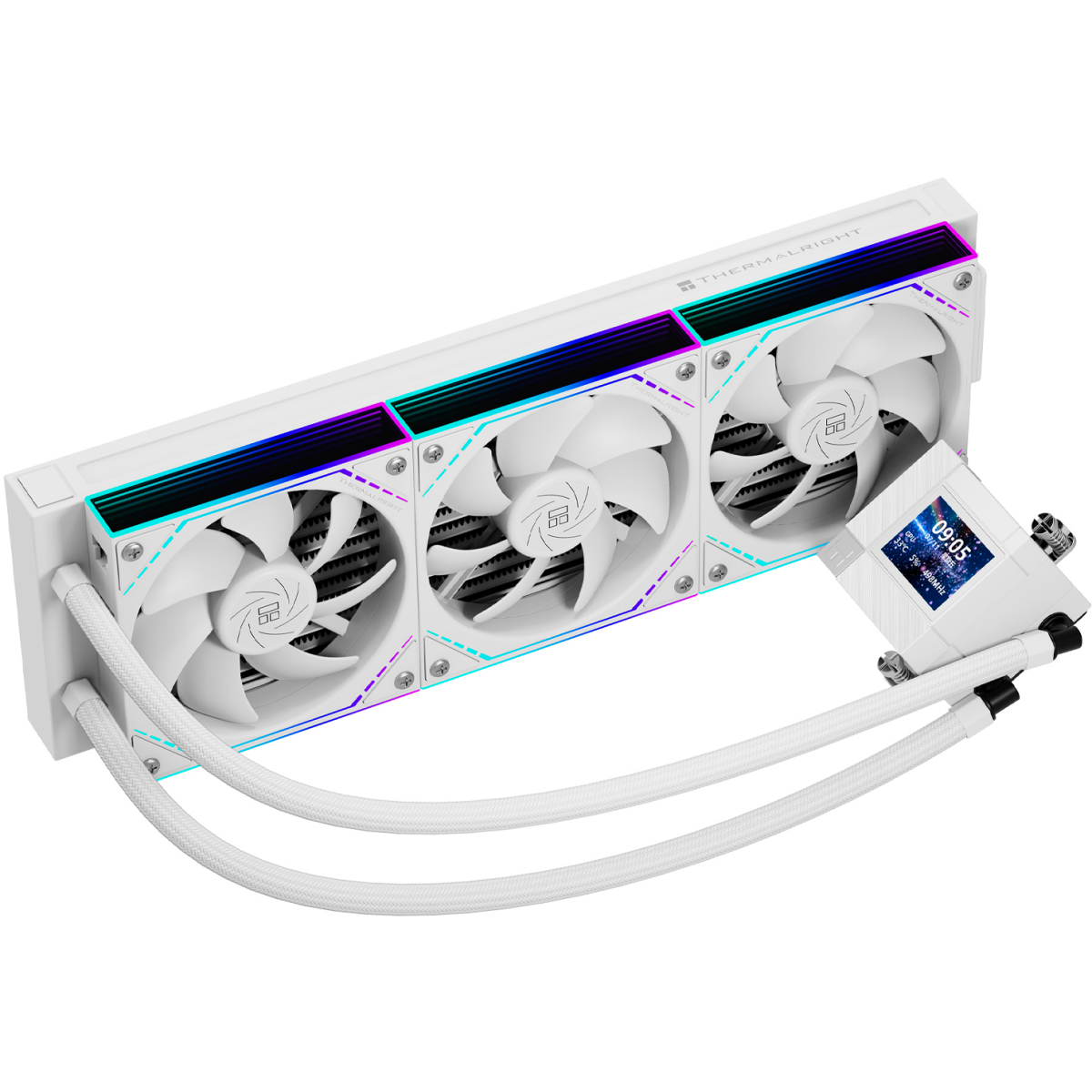 Kühlsystem mit Flüssigkeitskühlung Thermalright Core Matrix 360 Vision ARGB White - TRCM360VAW - Foto 2