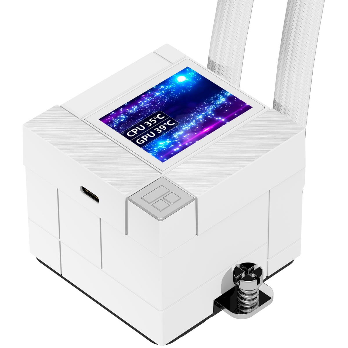 Kühlsystem mit Flüssigkeitskühlung Thermalright Core Matrix 360 Vision ARGB White - TRCM360VAW - Foto 6