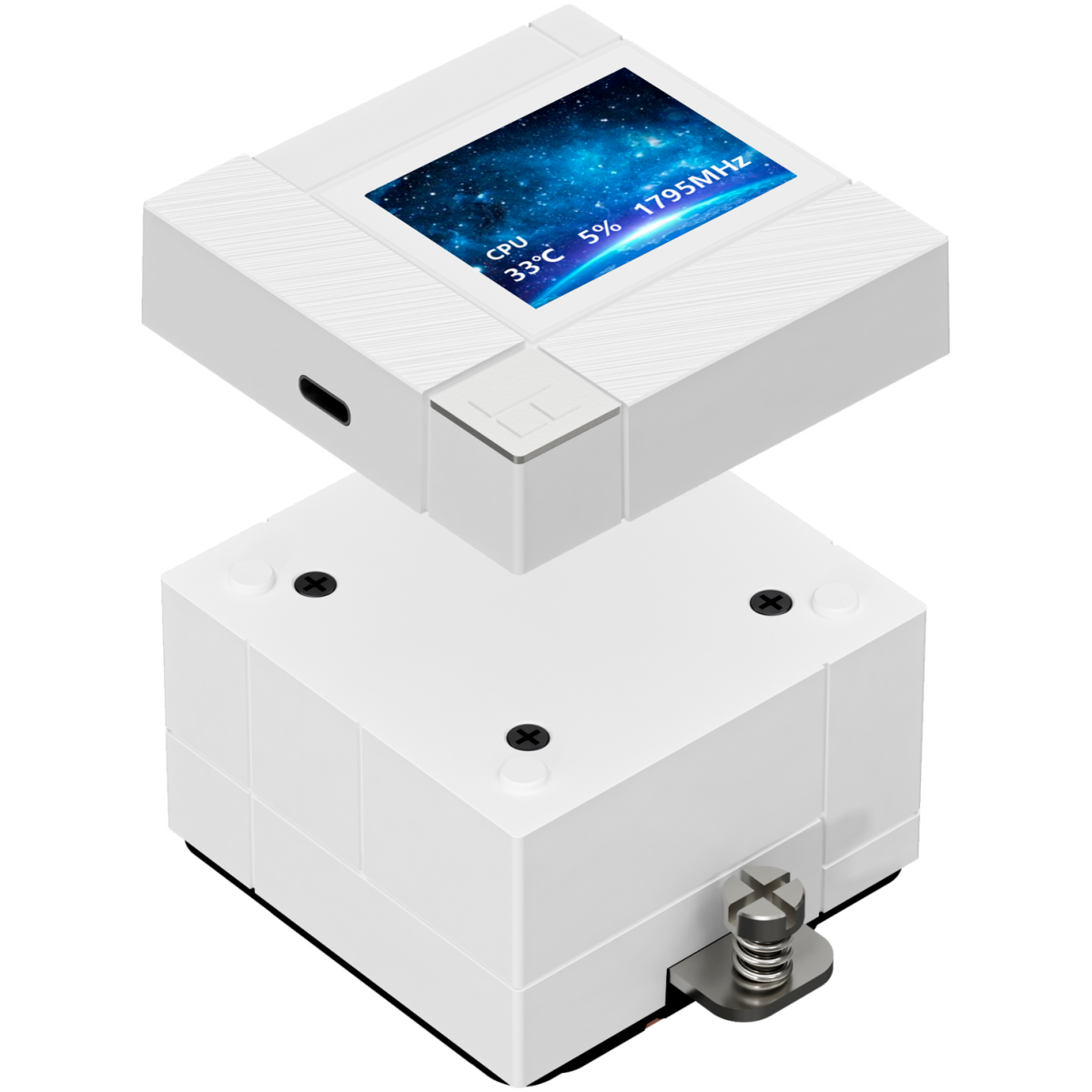 Kühlsystem mit Flüssigkeitskühlung Thermalright Core Matrix 360 Vision ARGB White - TRCM360VAW - Foto 7