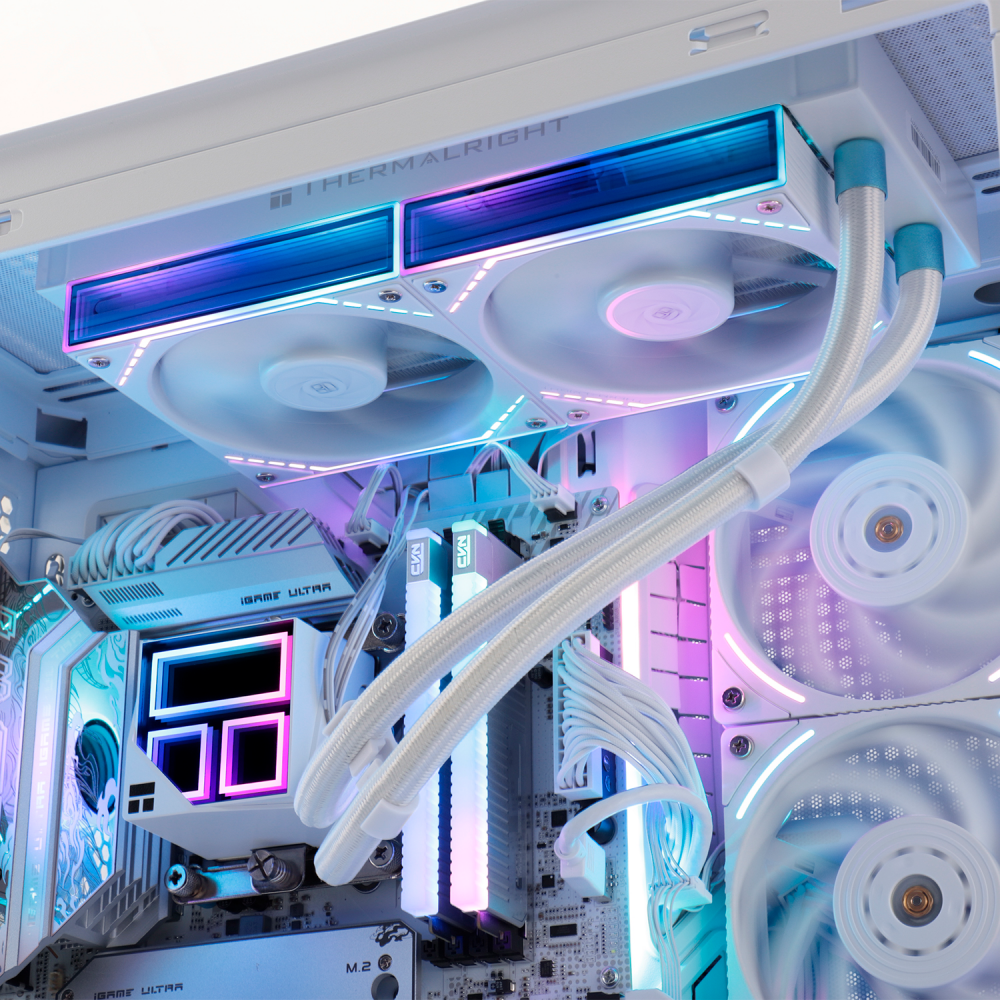 Kühlsystem mit Flüssigkeitskühlung Thermalright Frozen Infinity 240 White - F-INFINITY-240-WH - Foto 10