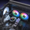 Kühlsystem für Flüssigkeitskühlung Thermaltake TH240 V2 ARGB Sync Black - CL-W361-PL12SW-A - Foto 5