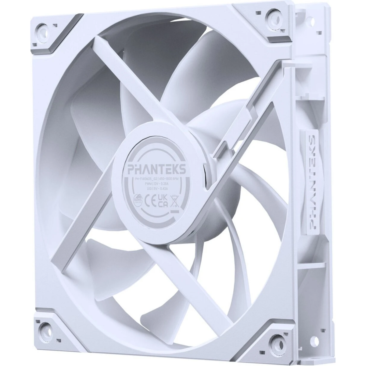 Gehäuselüfter Phanteks M25-140 Gen2 D-RGB White - PH-F140M25_G2_DWT01 - Foto 4