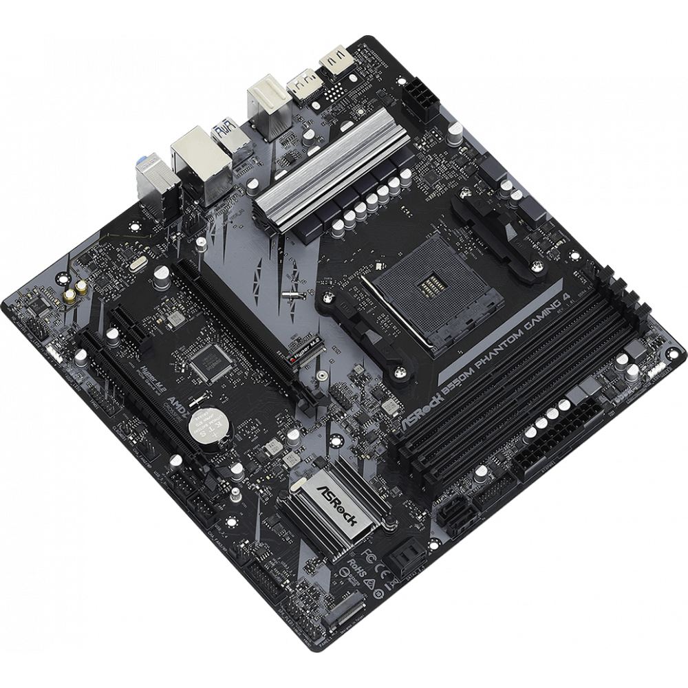 Pamatplate ASRock B550M Phantom Gaming 4 (90-MXBE90-A0UAYZ) - foto 2