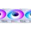 Gehäuselüfter Phanteks M25-120 Gen2 D-RGB Reverse White (3-Pack) - PH-F120M25R_G2_DWT01_3P - Foto 2