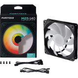 Gehäuselüfter Phanteks M25-140 D-RGB Schwarz (PH-F140M25_DRGB_PWM_BK01)