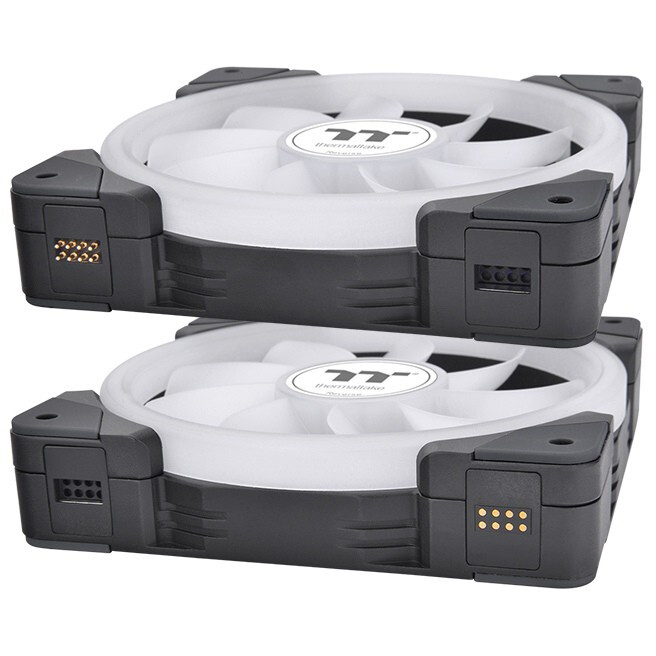 Ventilateur pour boîtier Thermaltake Swafan EX12 ARGB Sync Fan Black (3-Fan Pack) - CL-F167-PL12SW-A - photo 4