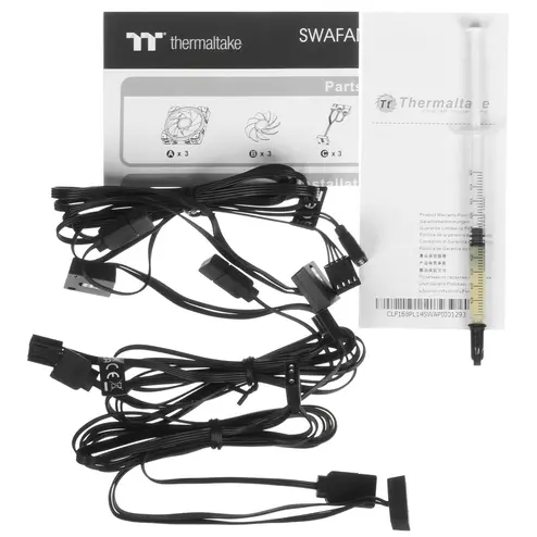 Gehäuselüfter Thermaltake SWAFAN EX14 ARGB Sync Fan Black TT Premium Edition (3-Fan Pack) - CL-F168-PL14SW-A - Foto 7