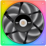 Ventilateur pour boîtier Thermaltake TOUGHFAN 12 RGB High Static Pressure TT Premium Edition Noir (pack de 3 ventilateurs) (CL-F135-PL12SW-A)