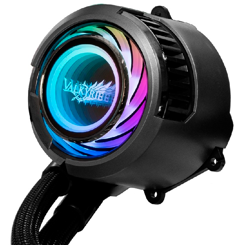 Kühlsystem mit Flüssigkeitskühlung Valkyrie Jarn 280 ARGB Black - 5298003820038 - Foto 3
