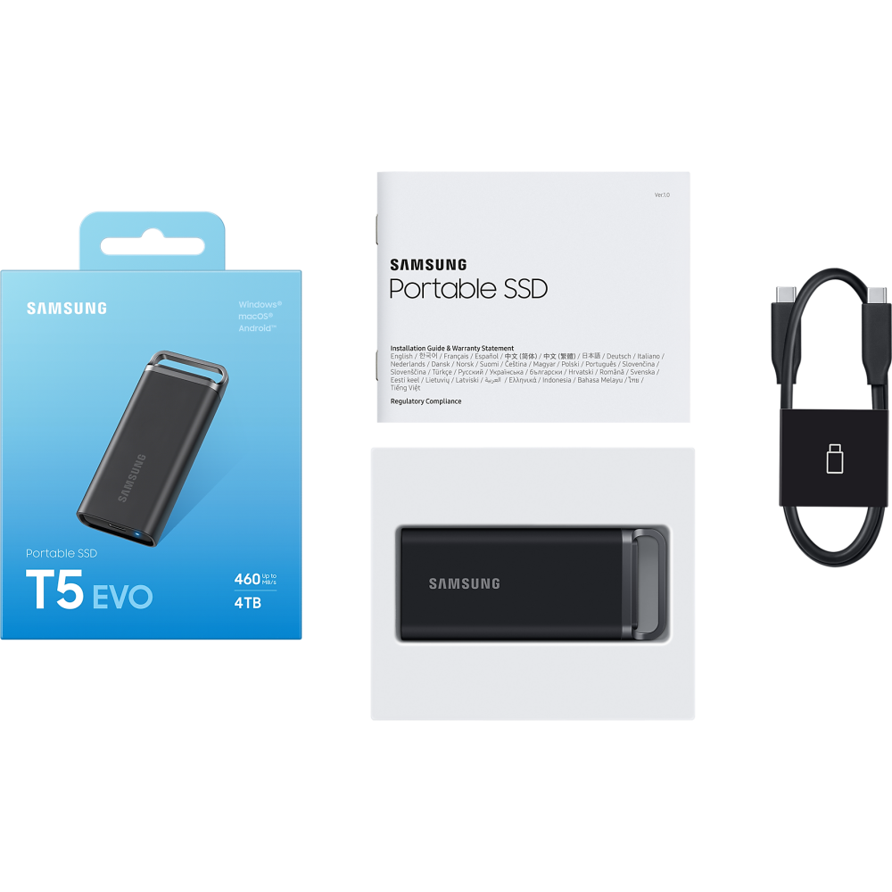 Stockage externe SSD 4TB Samsung T5 EVO (MU-PH4T0S) - photo 3