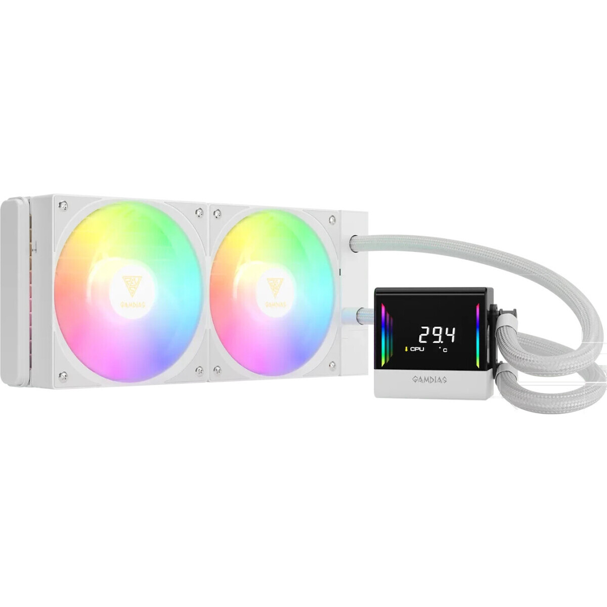 Système de refroidissement liquide GAMDIAS Chione E4-240 White - 16323-03500-00000-G - photo 2