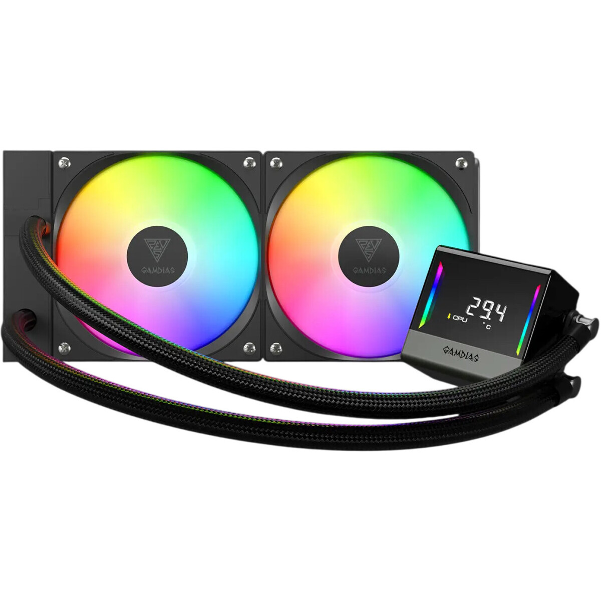 Système de refroidissement liquide GAMDIAS Chione E4-240 Black - 16323-03200-00000-G