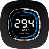 Système de refroidissement liquide GAMDIAS Aura GL240 Digital Black (16322-04900-30000-G)