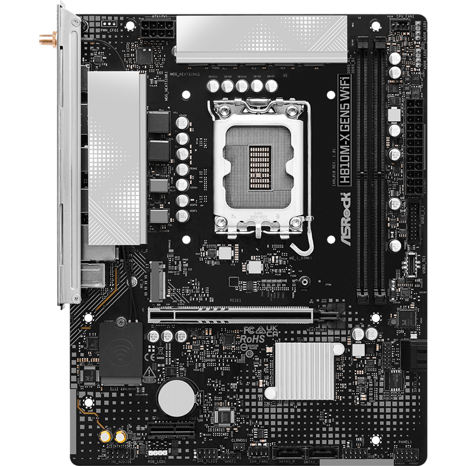 Mainboard ASRock H810M-X Gen5 WiFi