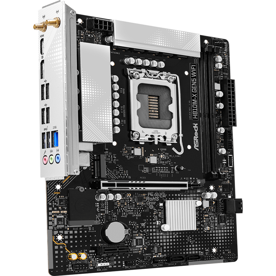 Mainboard ASRock H810M-X Gen5 WiFi - Foto 2