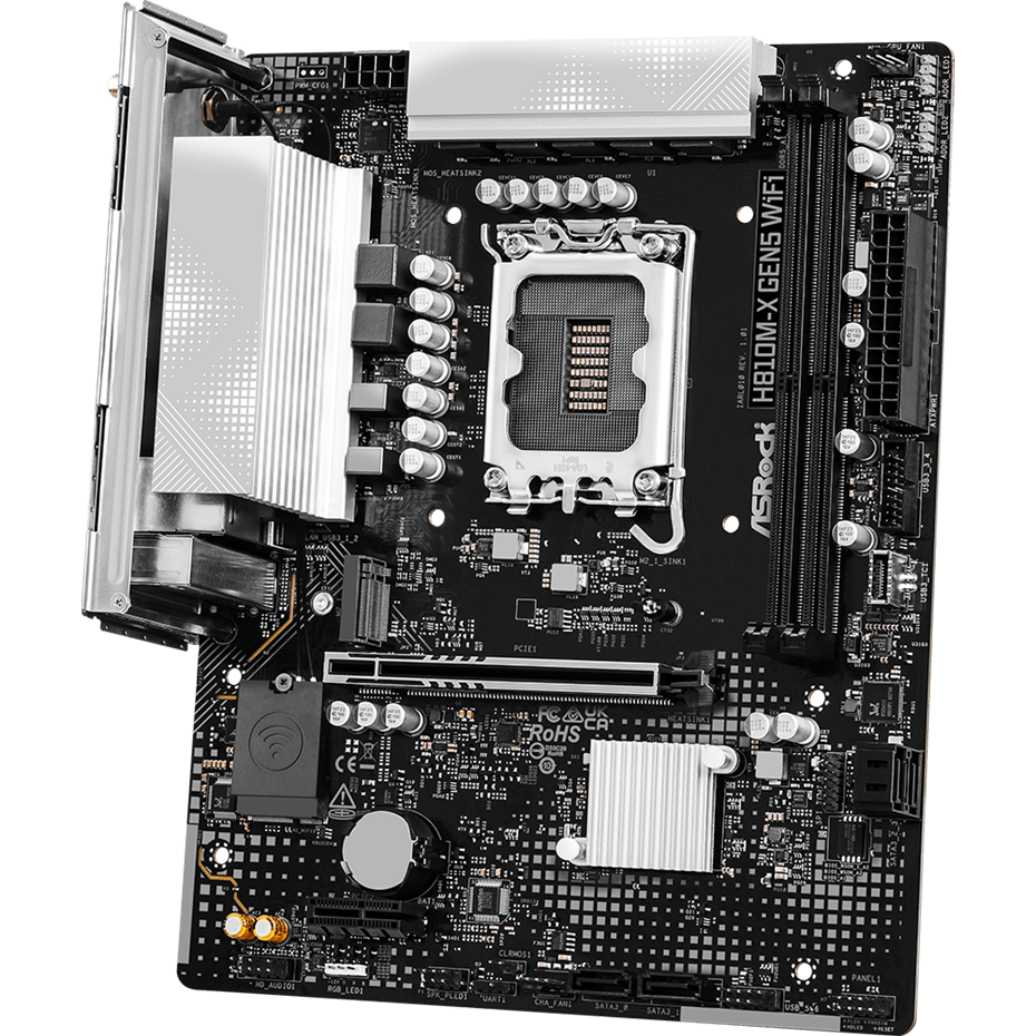 Mainboard ASRock H810M-X Gen5 WiFi - Foto 3