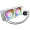 Flüssigkeitskühlsystem GAMDIAS Aura GL240 Digital White - 16322-05100-30000-G