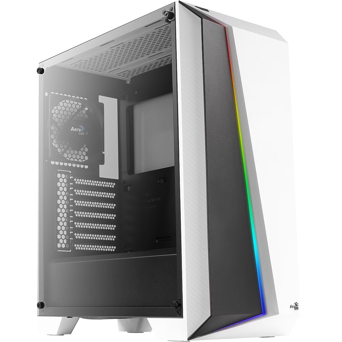 Corps AeroCool Cylon Pro Tempered Glass White - EN58924/ACCM-PB10013.21