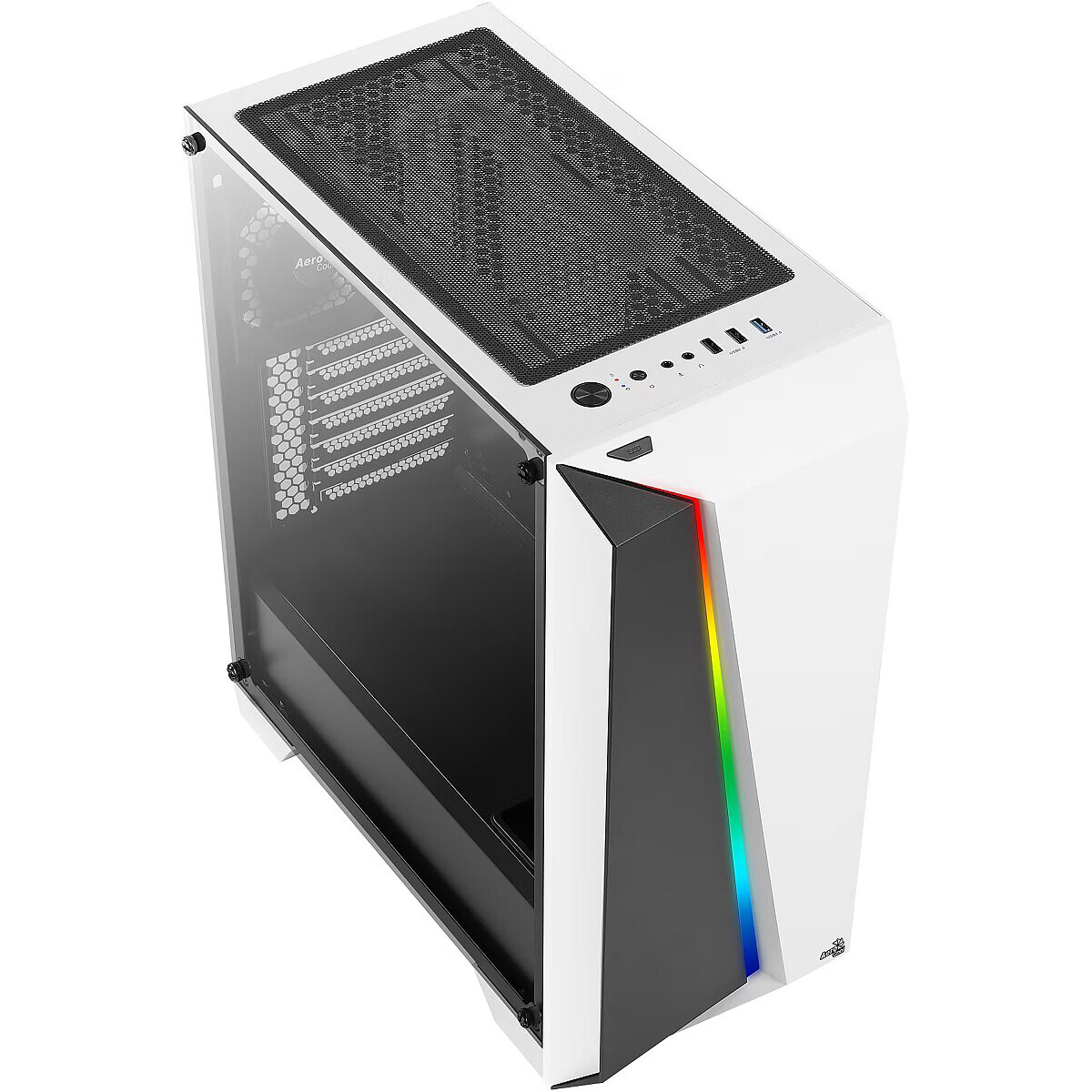 Corps AeroCool Cylon Pro Tempered Glass White - EN58924/ACCM-PB10013.21 - photo 4